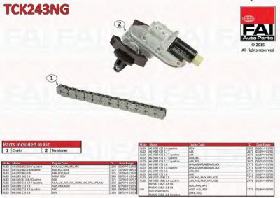 FAI AUTOPARTS tck243ng -  Комплект цели привода распредвала